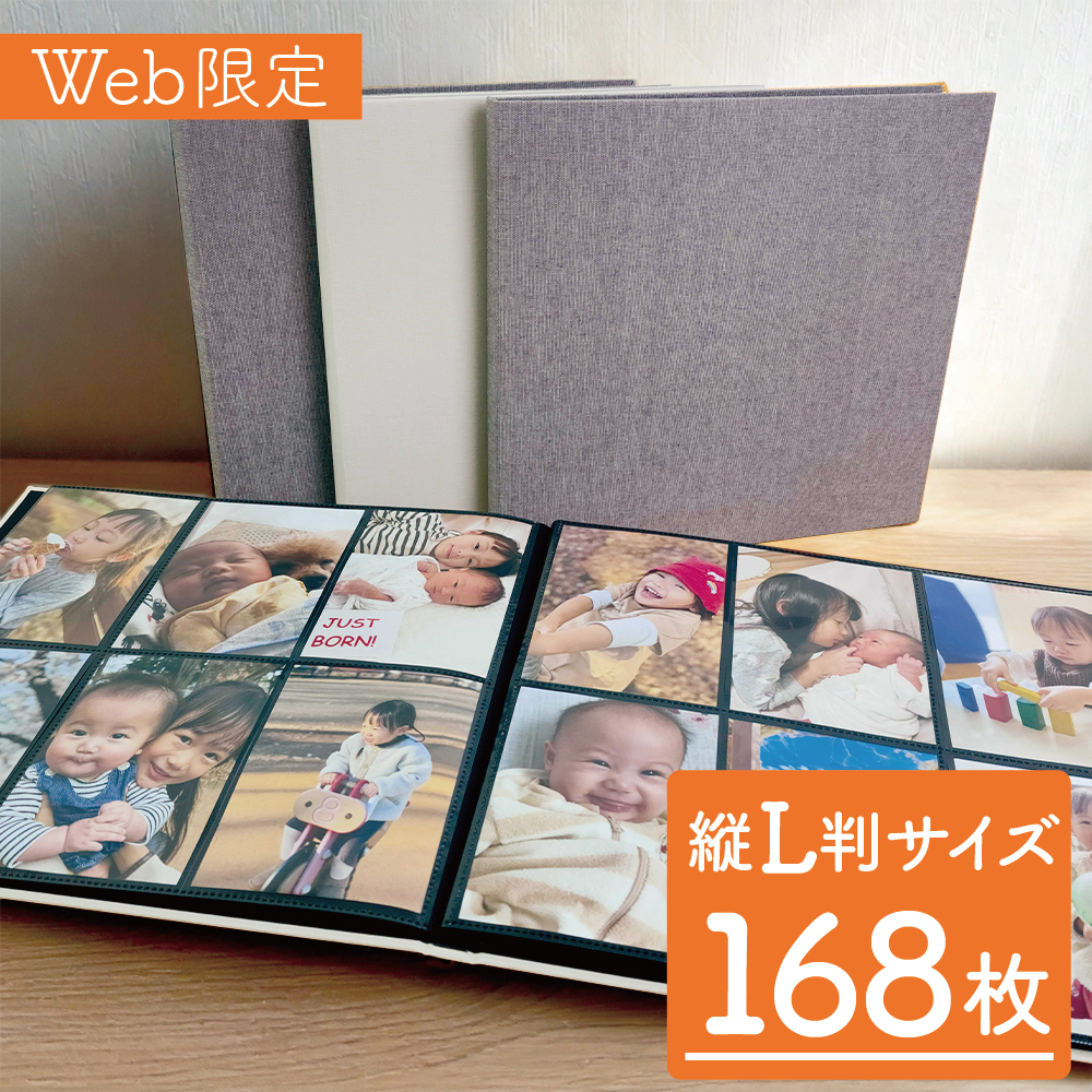 ナカバヤシ 【WEB限定品】ナカバヤシ スリムポケットアルバム 縦写真