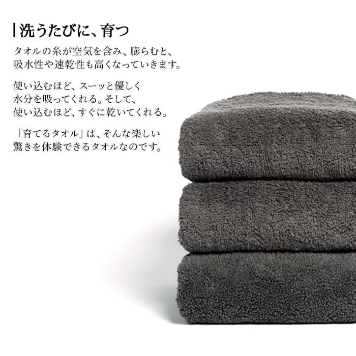 育てるタオル ギフト フェイスタオル ギフトセット feel 2個