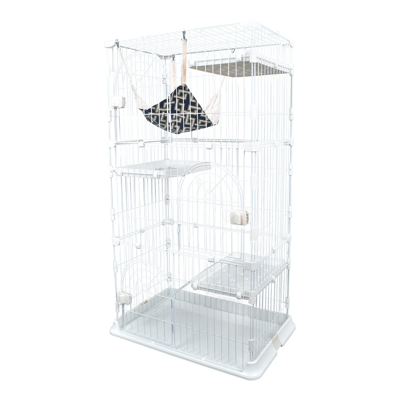 猫 ケージ キャットケージ 猫用ケージ ゲージ 大型 3段ゲージ 猫ケージ