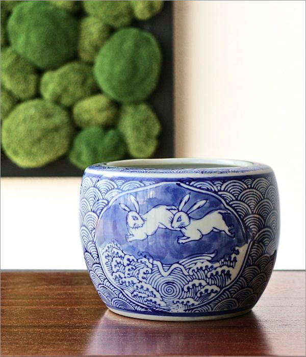 植木鉢 おしゃれ 陶器 火鉢 陶器鉢 メダカ鉢 金魚鉢 和風 観葉植物 鉢