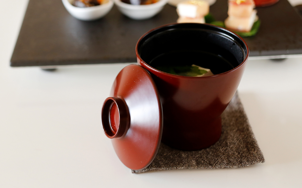 見返松葉 蓋付き 8cm 小吸物椀 漆器 和食器 汁椀 小さめ おわん 正月