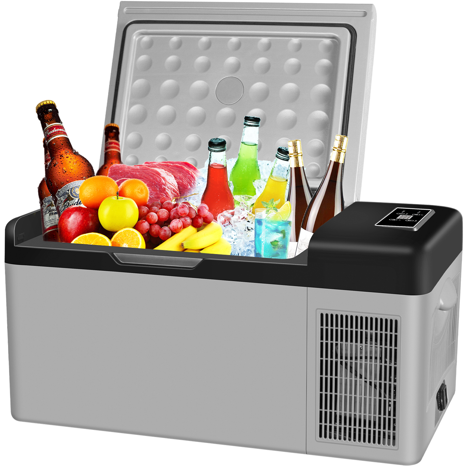 車載冷蔵冷凍庫 クーラーボックス 18L -20℃〜20℃ 急速冷凍 2WAY電源