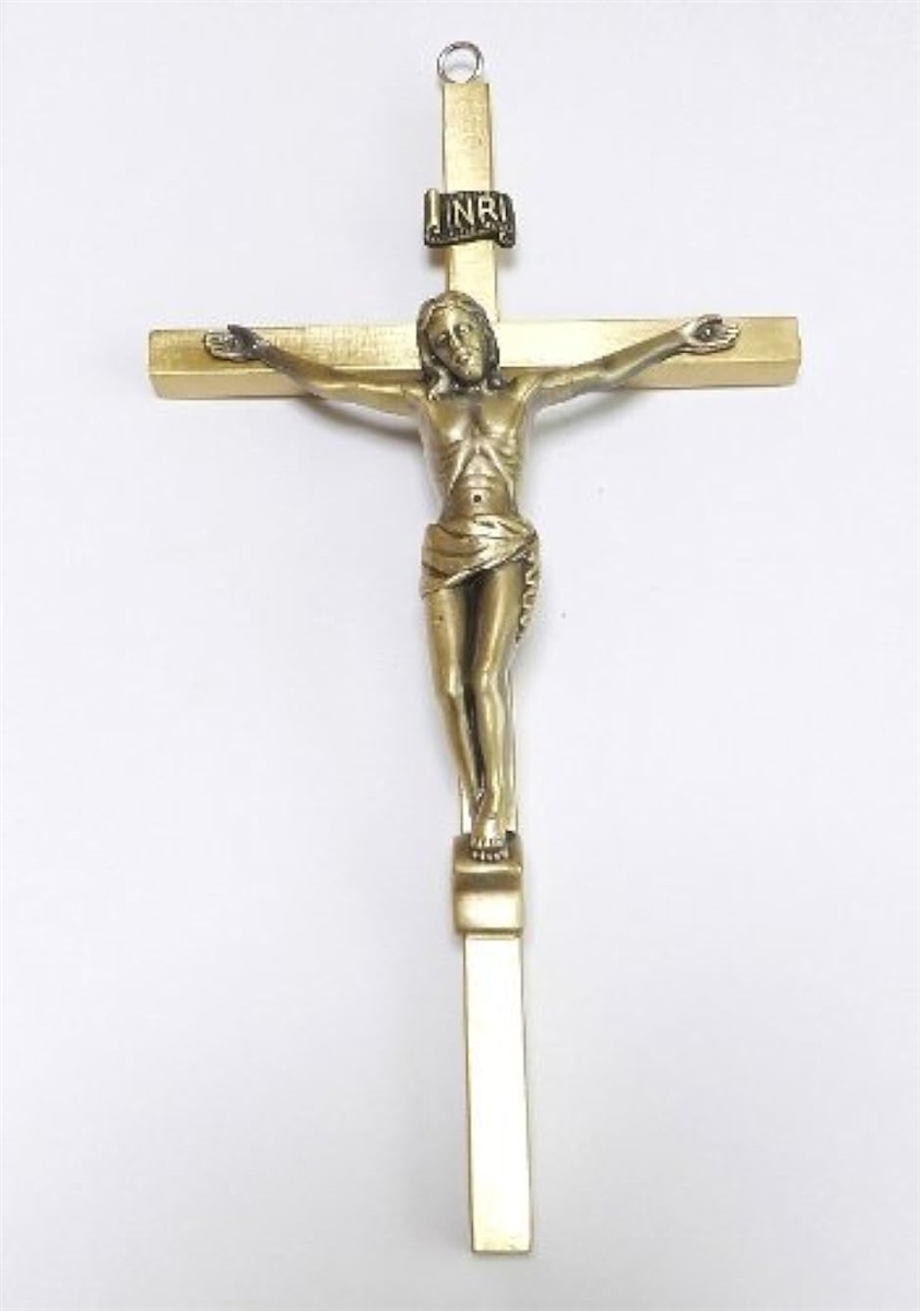 アンティークデザイン キリスト像 スタンドor 壁掛け 十字架 イエス