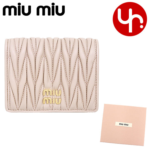 MIUMIU ミュウミュウ 割引 二つ折り財布 本日のみ値下げ MIUMIU【SALE