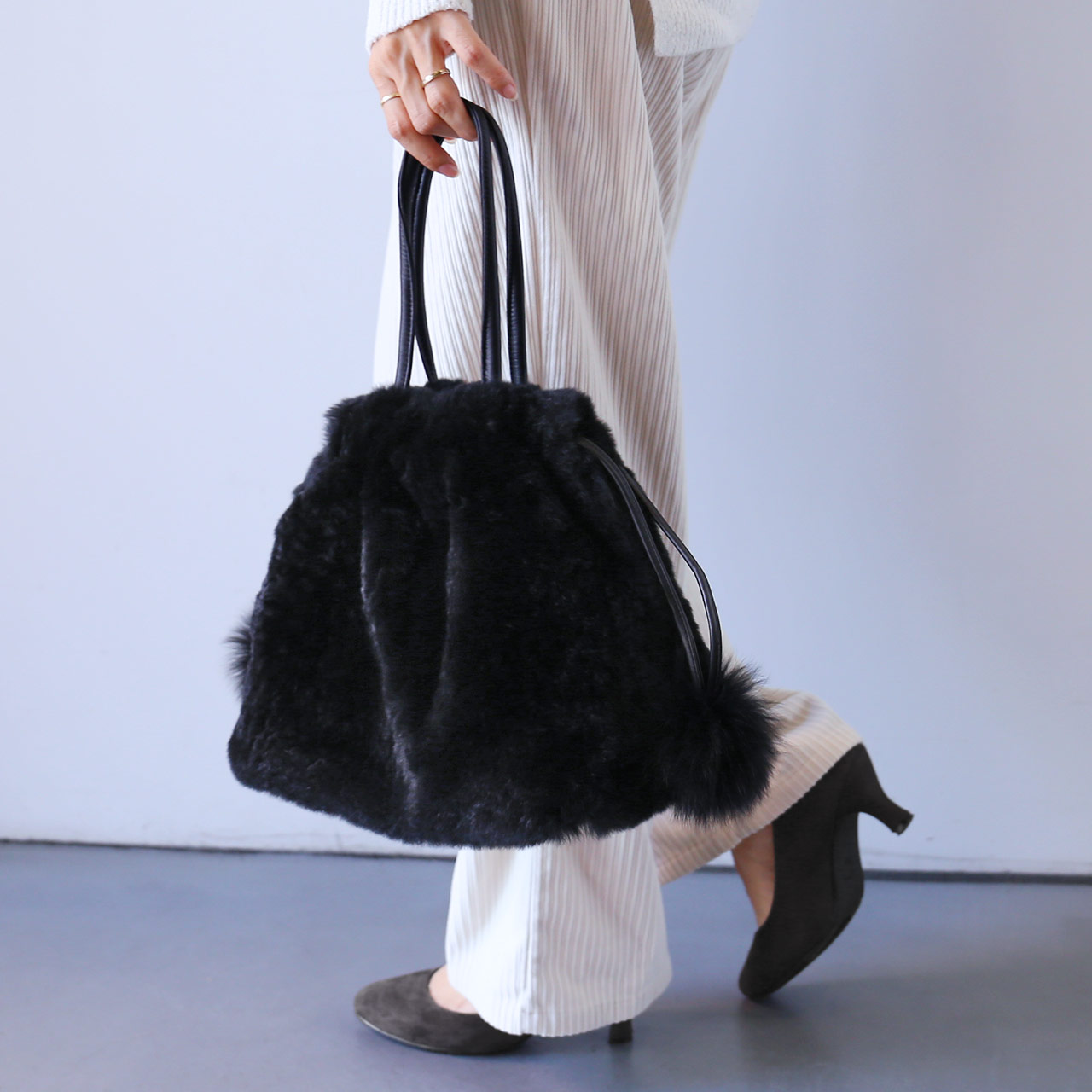 sankyo shokai（三京商会） [5%offクーポン]レッキス ファーバッグ