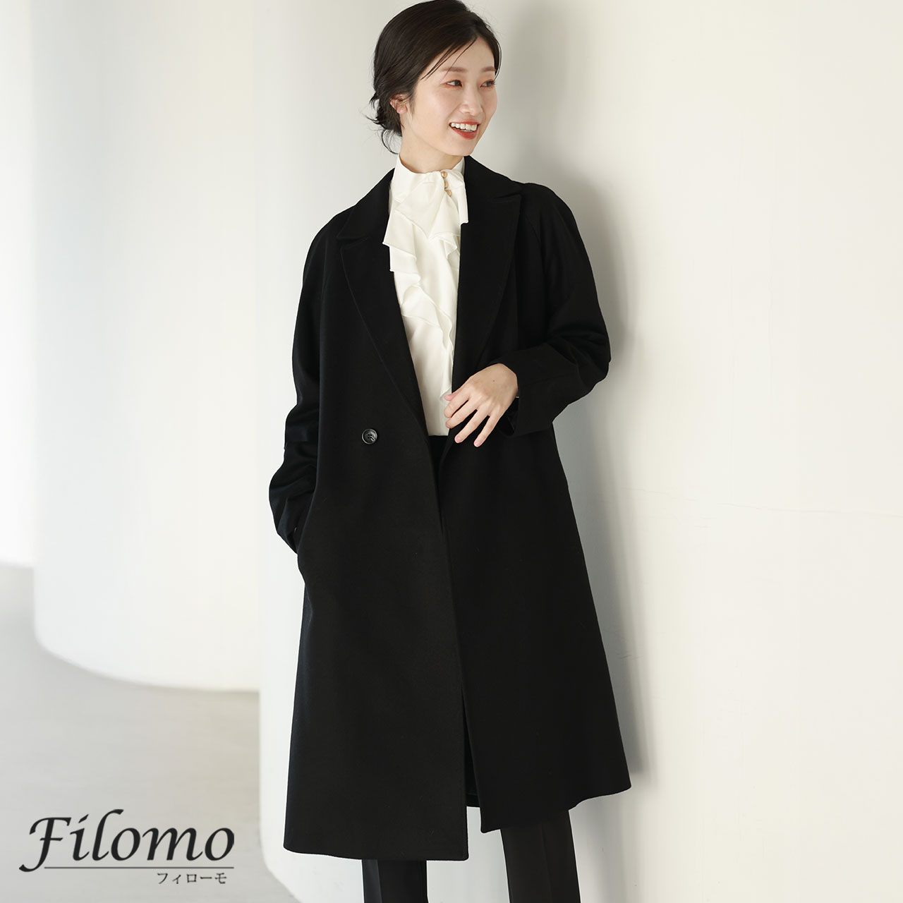 Filomo（フィローモ） ロング チェスターコート レディース カシミヤ