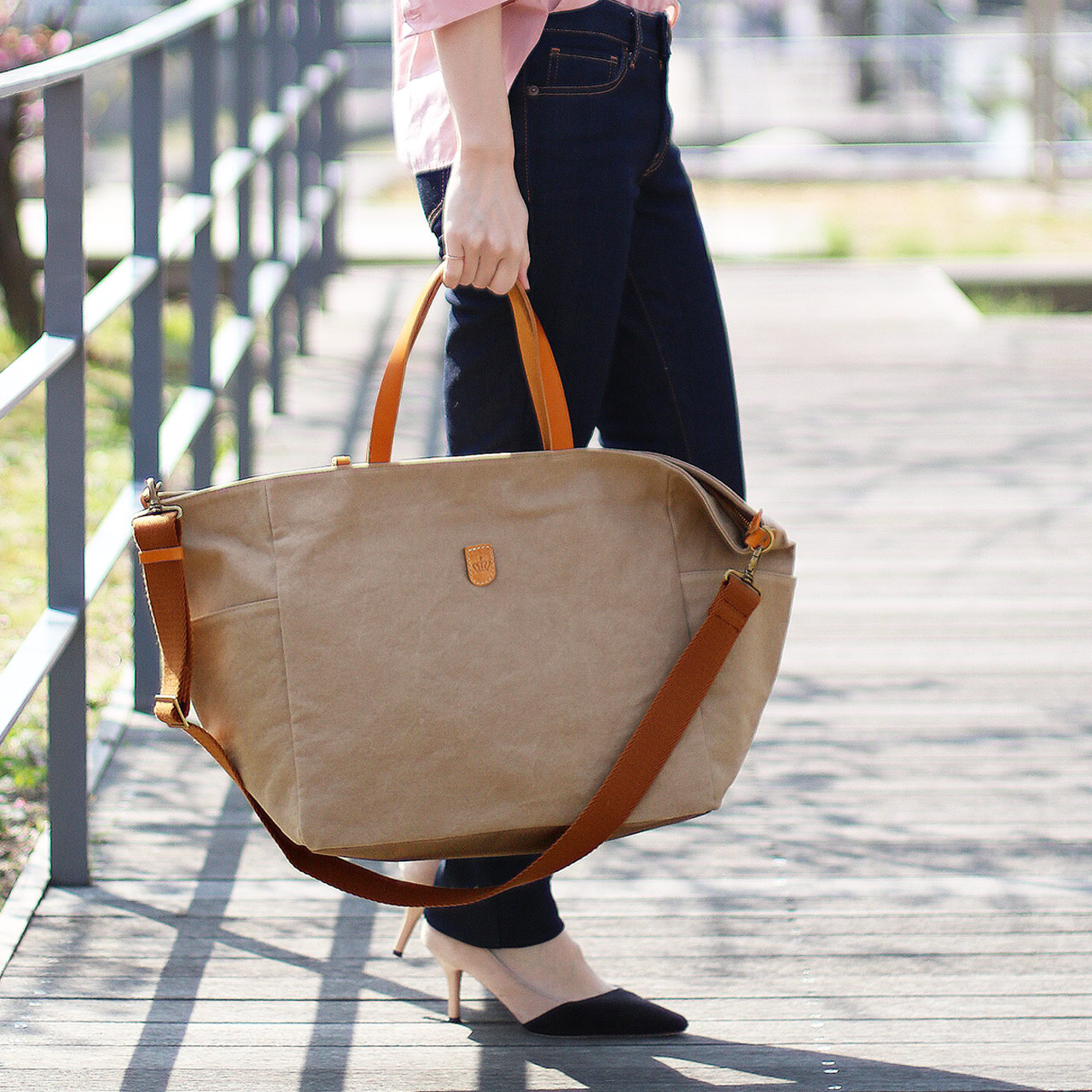 sankyo shokai（三京商会） ボストンバッグ 帆布 栃木レザー