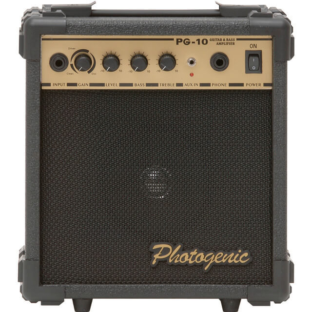 Photogenic ギターアンプ ベースアンプ 兼用 アンプ PG-10 自宅練習用