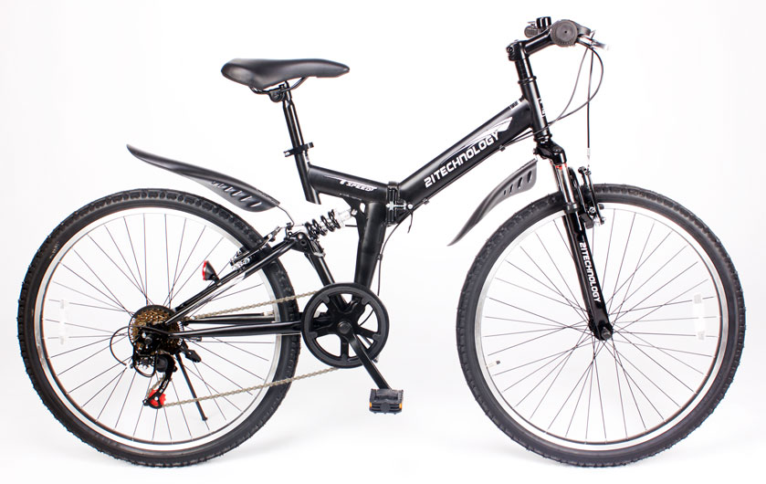 21Technology マウンテンバイク 26インチ 自転車 シマノ製6段変速