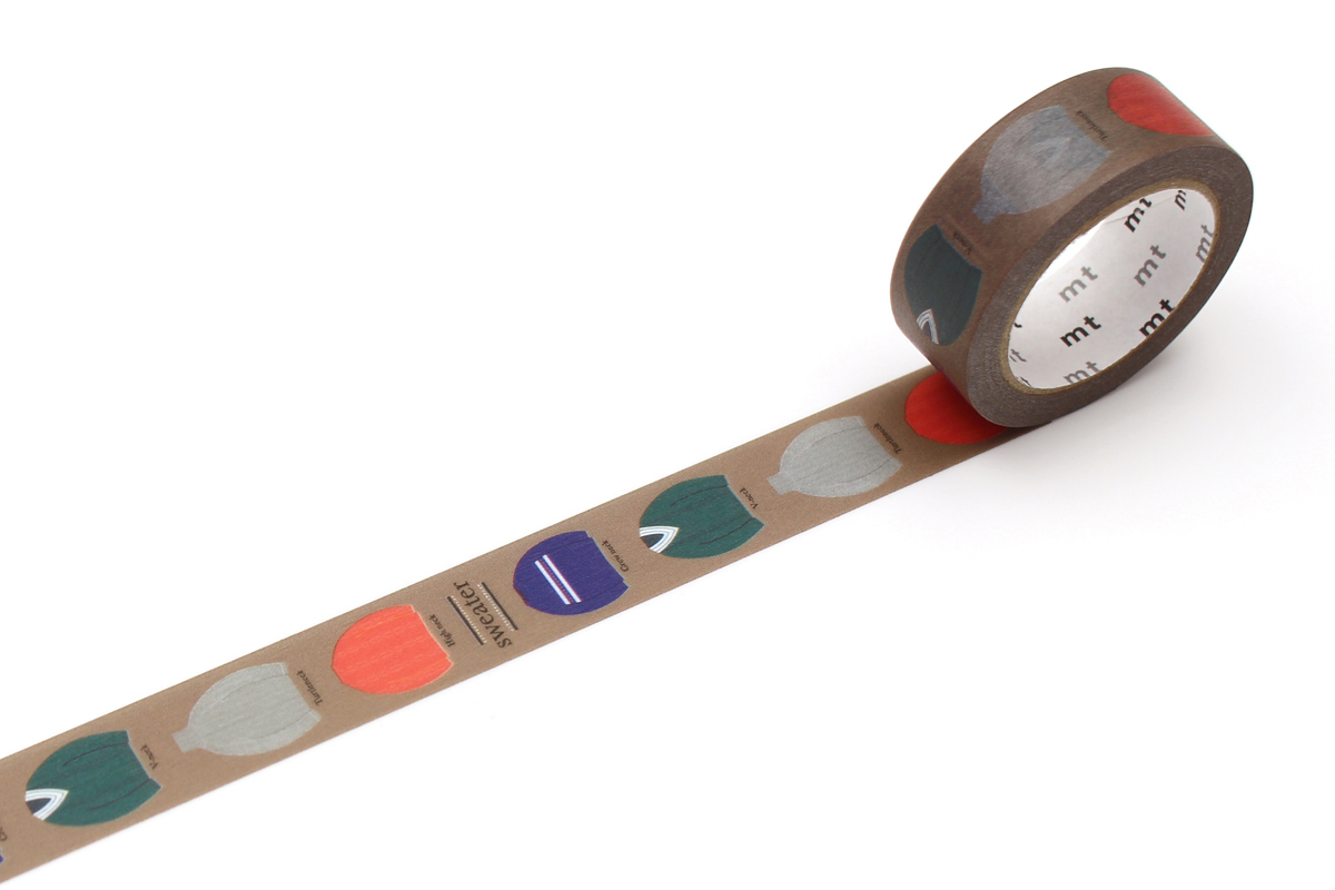 カモ井（KAMOI） マスキングテープ mt ex いろんなセーター 15mm×7m