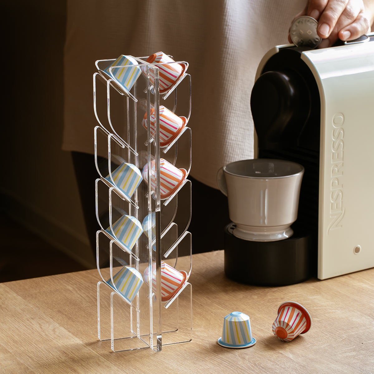 特典付き コーヒーカプセルスタンド ネスプレッソカプセルスタンド 10
