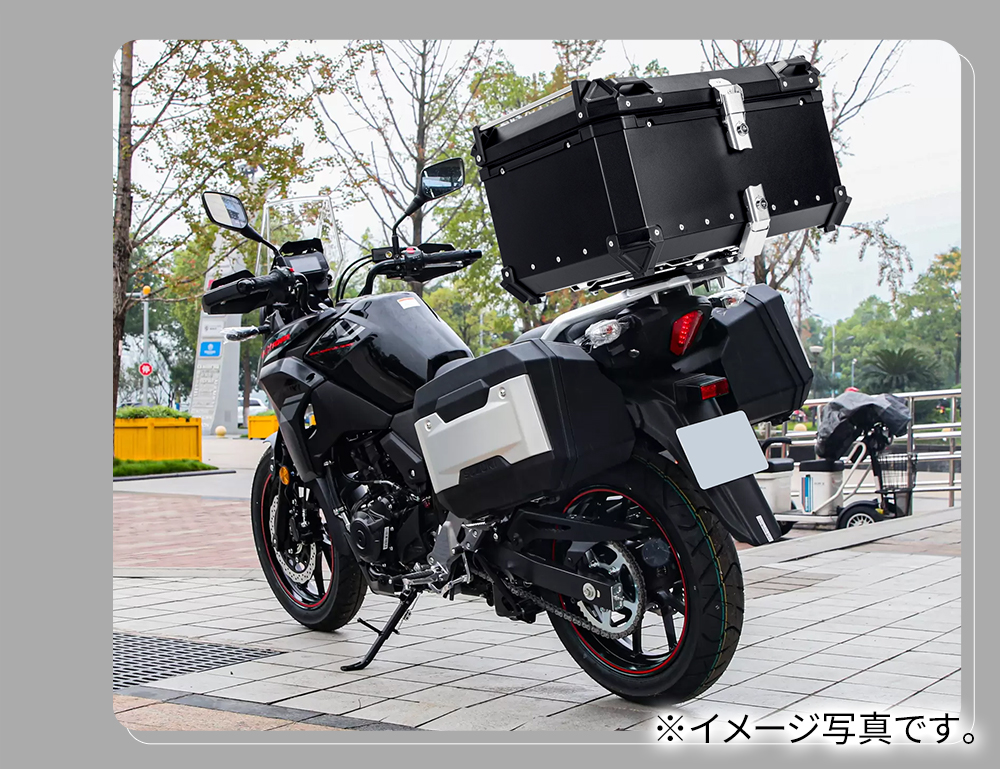 ライブディオ 専用 アルミリアBOX ZX リアボックス バイクリアボックス