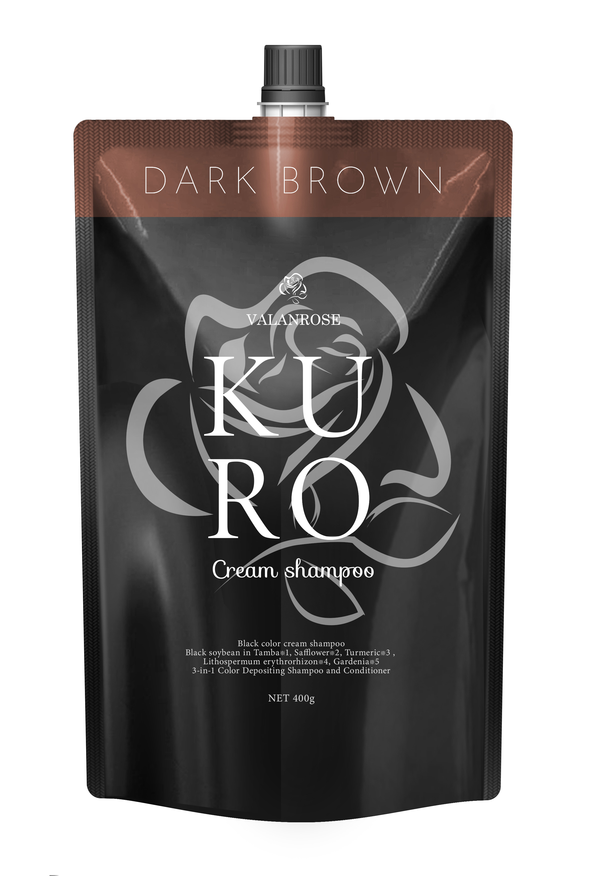 VALANROSE KUROシャンプー ダークブラウン 2個セット VALANROSS KURO