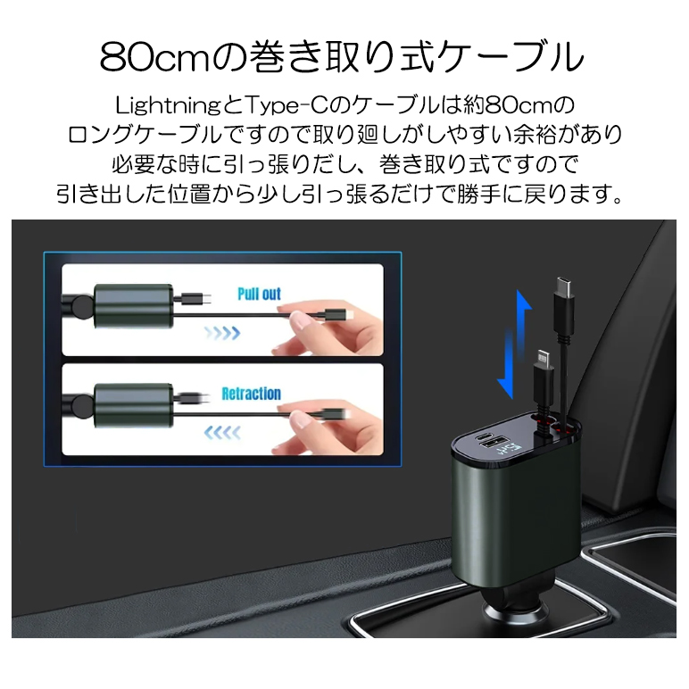 GT1/GT2/GT3/GT4/GT5/GT6/GT7/GT8 フリード シガーソケット用充電