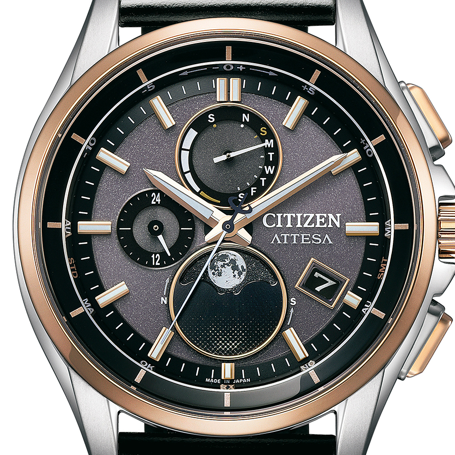 ATTESA（CITIZEN） シチズン アテッサ ブラックチタンシリーズ ムーン