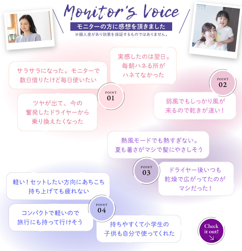 ドライヤー ミニ 大風量 マイナスイオン 軽量 速乾 軽い ヘアケア