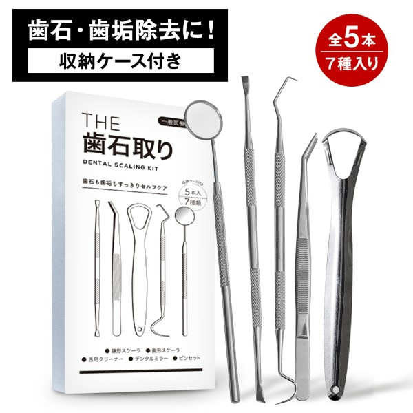 武内製薬 歯石除去 歯石取り スケーラー 5本セット 【一般医療機器