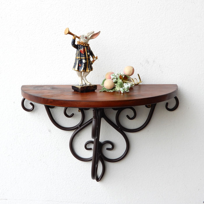 ウッドギャラリー樹 ウォールシェルフ おしゃれ アンティーク 木製