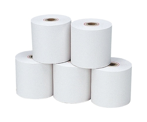 TANOSEE 感熱レジロール紙 ノーマル保存 幅80×直径80mm×長さ63m 厚み約