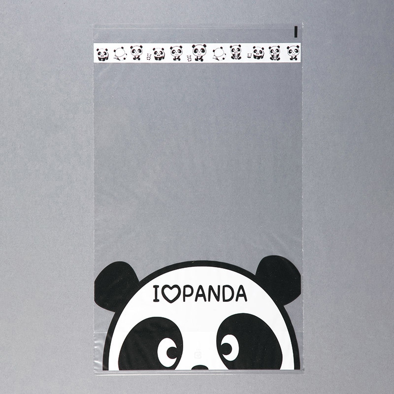 大阪ポリエチレン販売株式会社 PP小袋 パンダ柄 9628 100枚/袋（ご注文