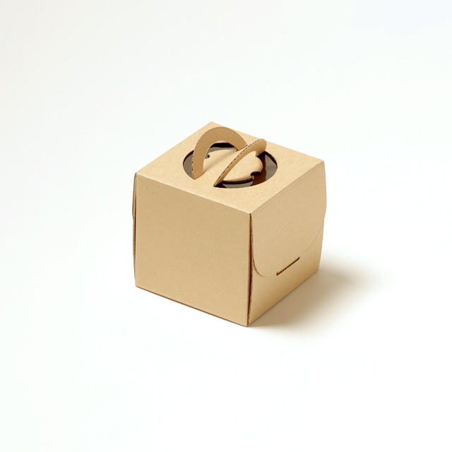 サガシキ ケーキ箱 エコクラフトデコ箱 3号 H110 100枚入