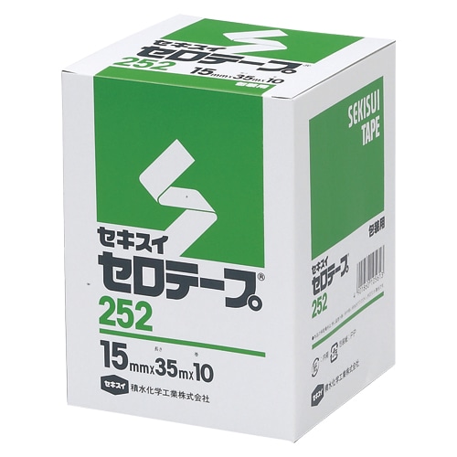 積水化学工業 セキスイ セロテープ No.252 15mm×35m巻 10巻/袋