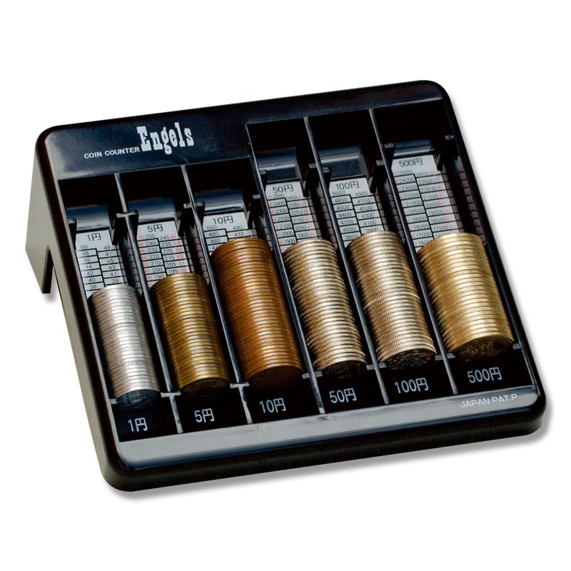 エンゲルス コインカウンターYH-3000 黒 1個 007317900 包装用品・店舗