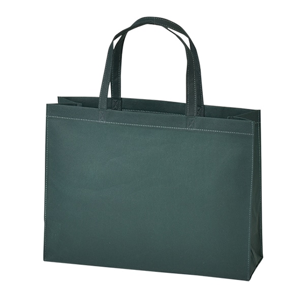 エーワン 不織布袋 ベーシックトート75 A4横 グリーン LC0480AN00 50枚