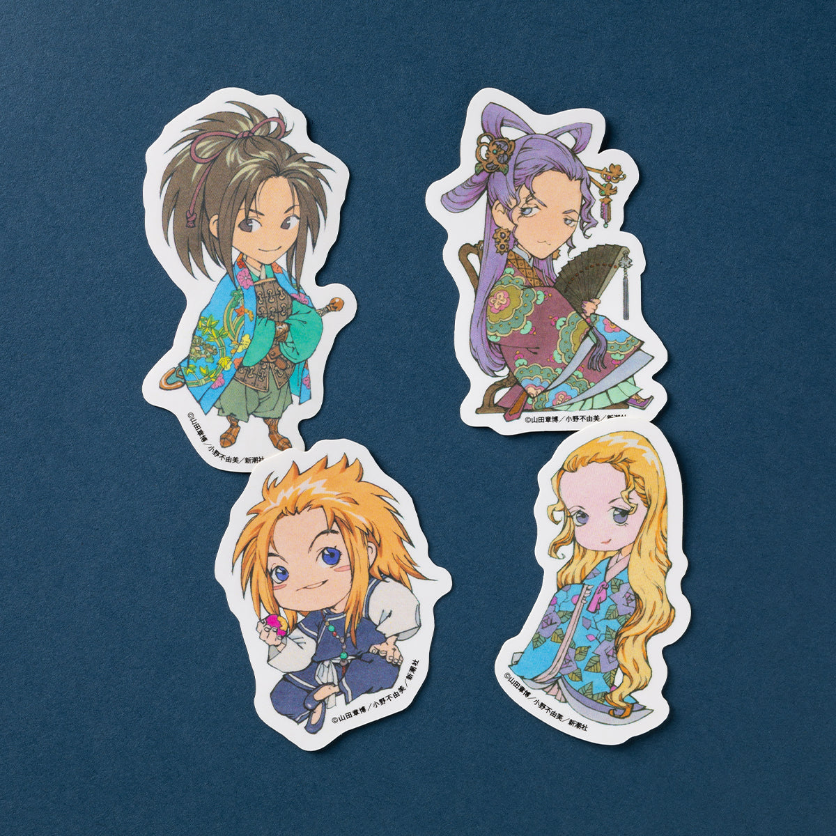 十二国記」ちびキャラダイカットステッカー【四】 – 新潮ショップ