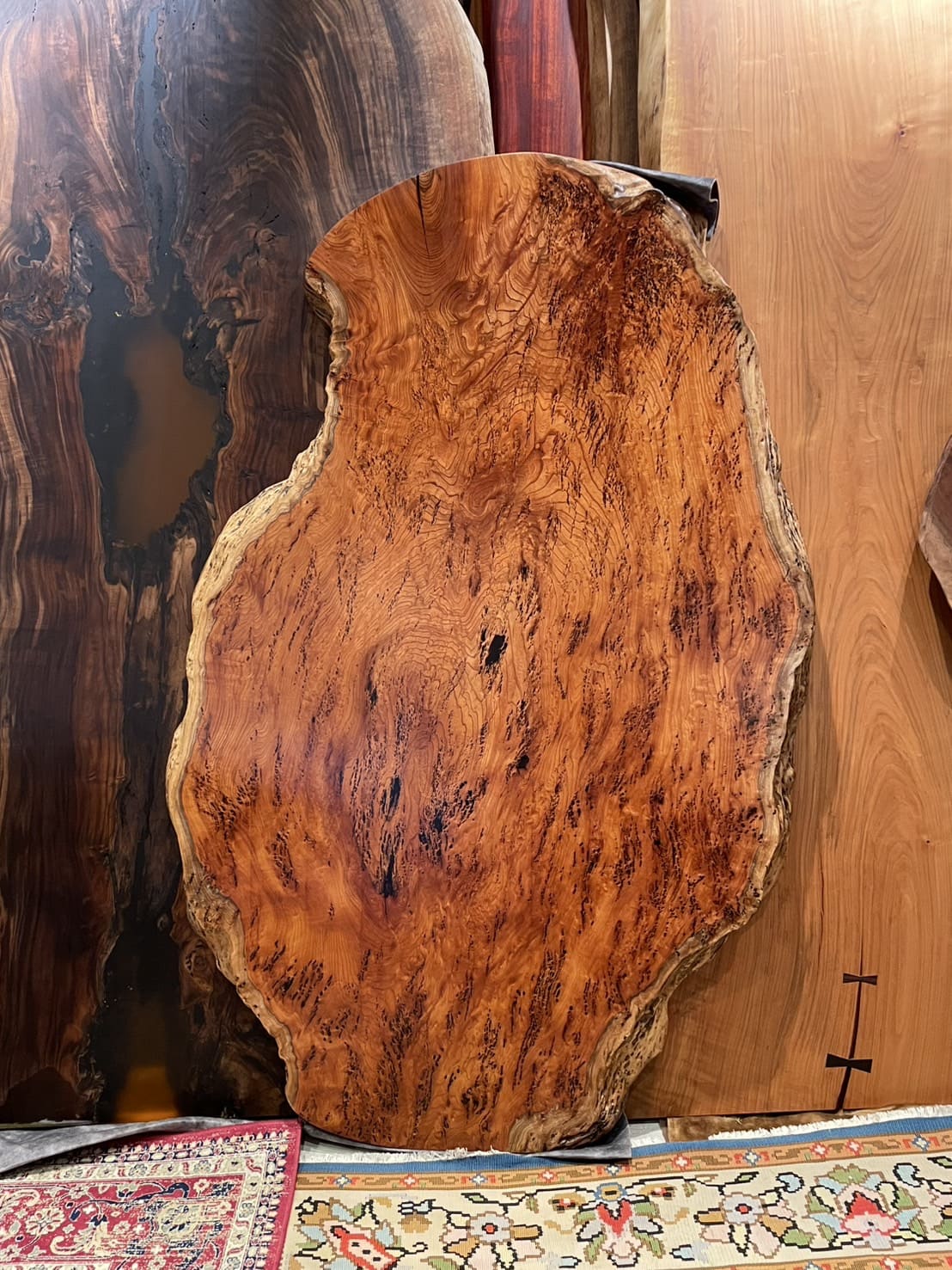 天然木 一枚板 座卓 テーブル アンティーク 座卓 一枚板 座卓