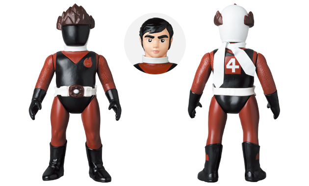 未開封品 メディコム・トイ 雷忍キャプター1 東映レトロソフビ