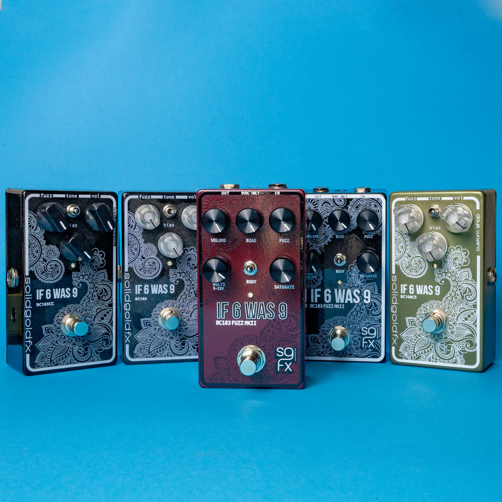 IF 6 WAS 9 - BC183 MKII - SILICON FUZZ FACE – SolidGoldFX