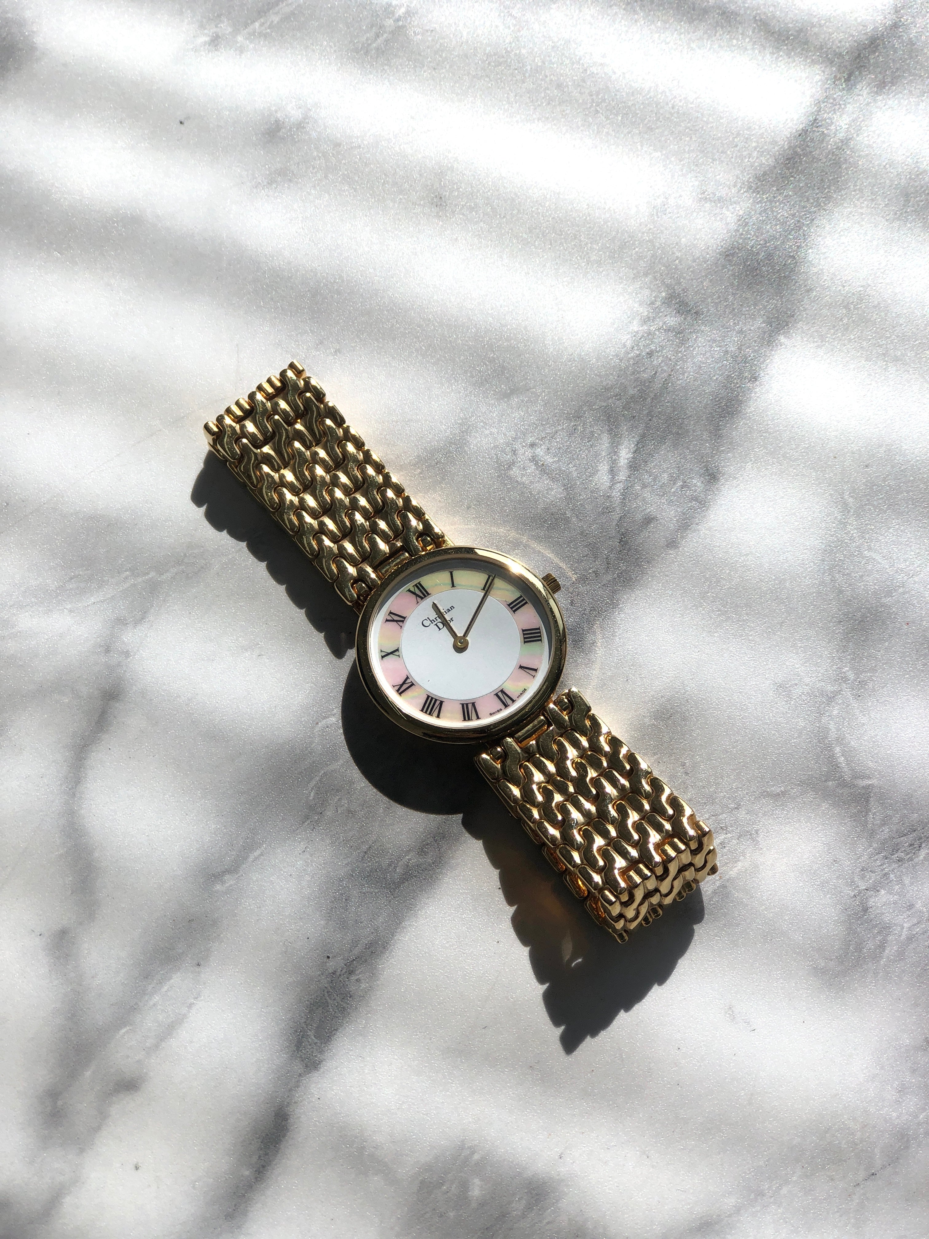 Christian Dior Watch Gold Vintage fcgx7z – VintageShop solo