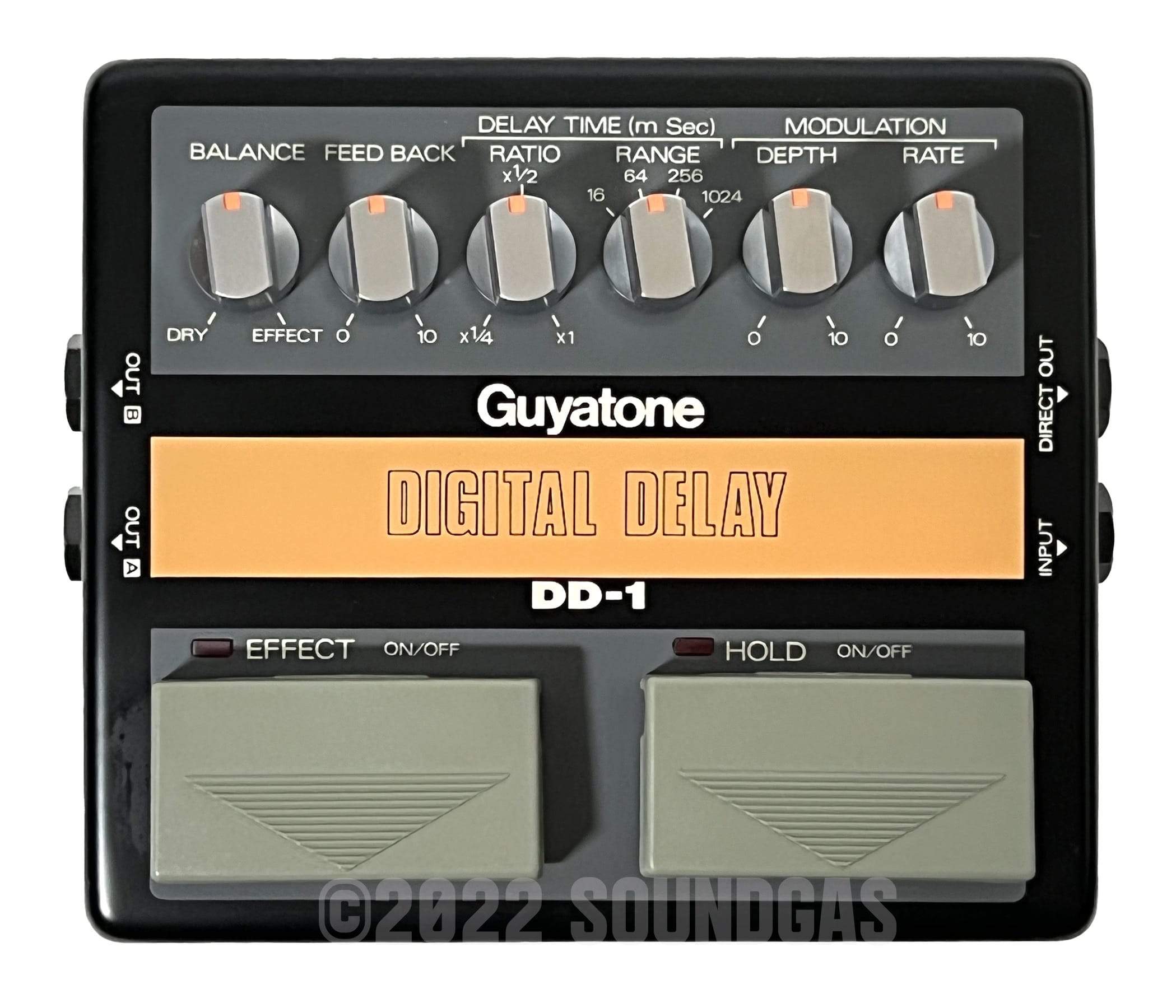 ギター guyatone DD-1 digital delay Guyatone DD-1 デジタルディレイ