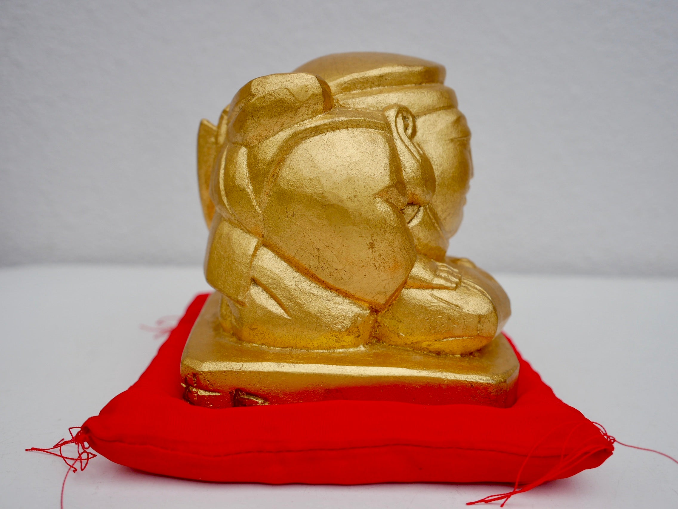 平櫛田中作 福徳恵比須座像 金箔ブロンズ像 田中名刻印 平櫛田中作