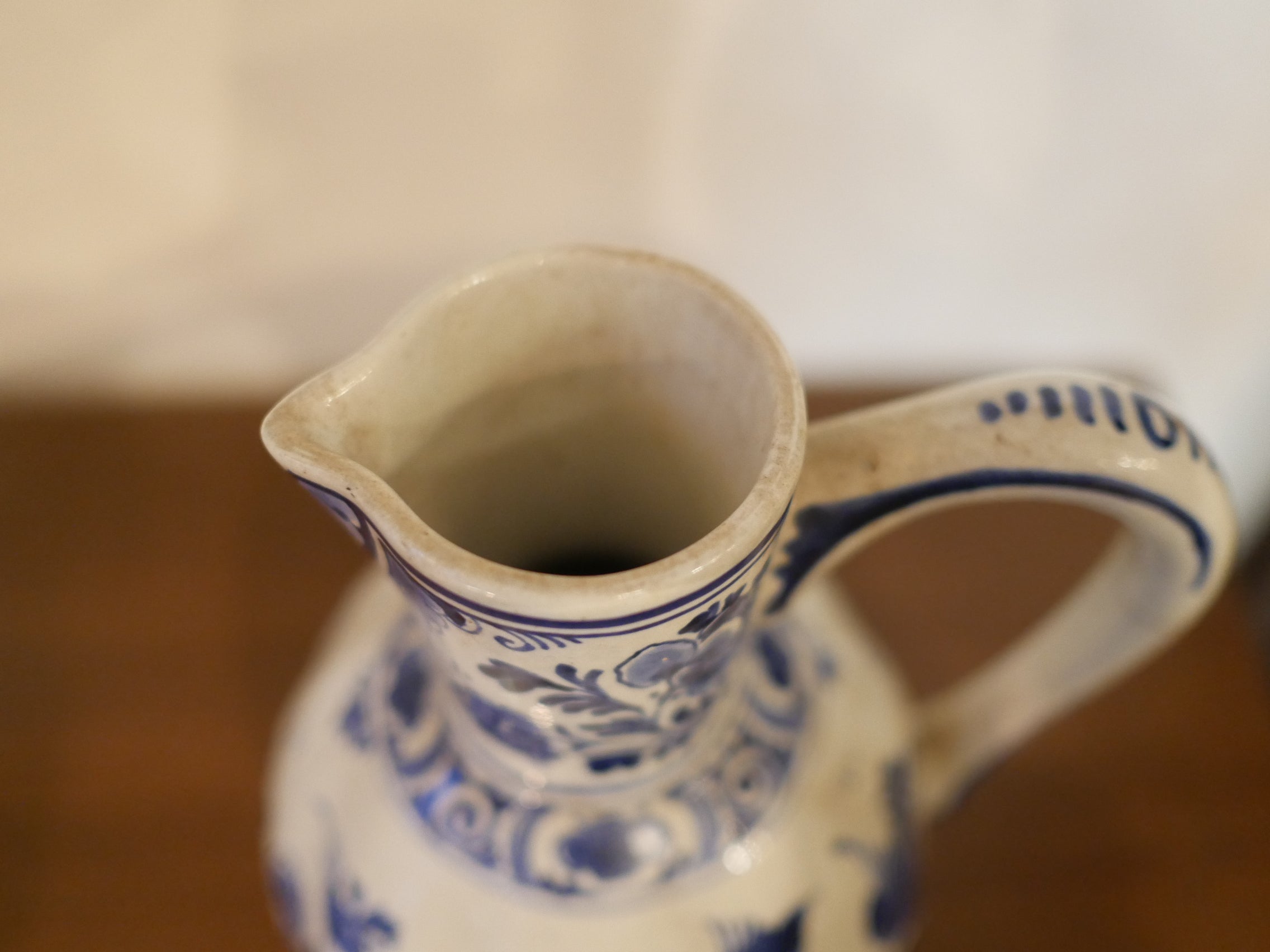 オランダ ロイヤルデルフト フラワーベース アンティーク 共箱 和蘭手