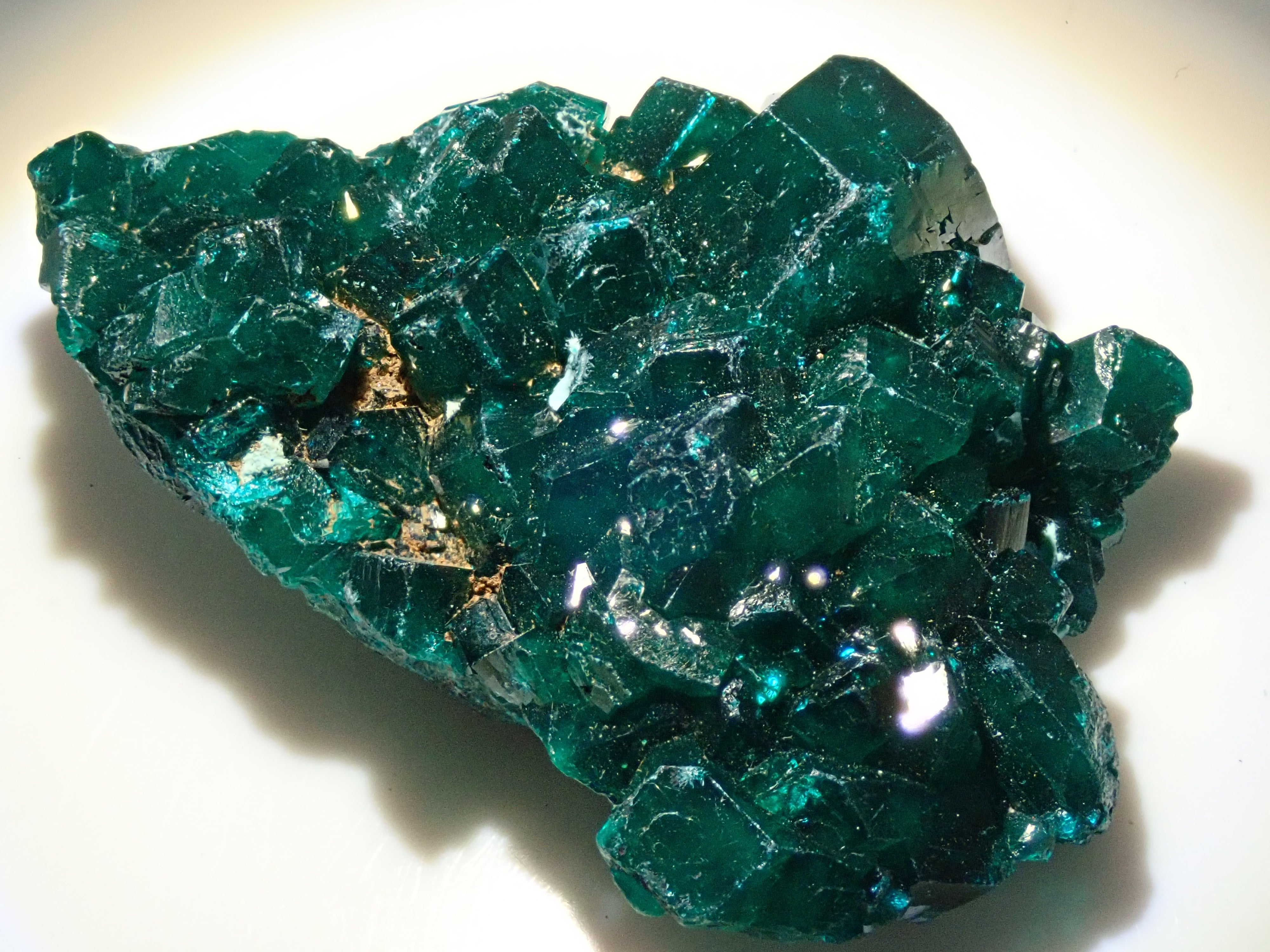 ダイオプテーズ 水晶 共生 鉱物 標本 原石 Amazon.co.jp
