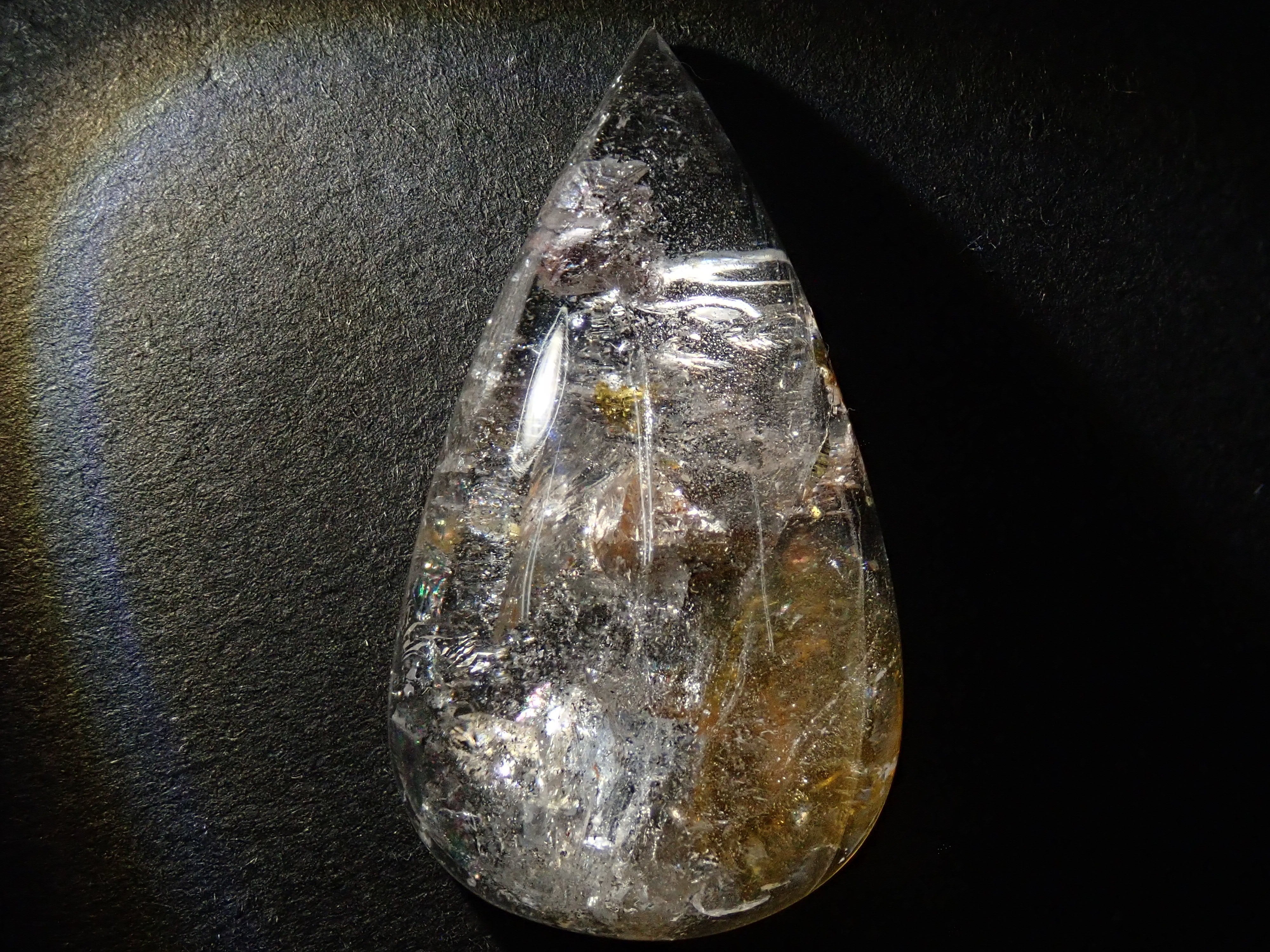 1/28 22時販売】ブラジル産パイライトインクォーツ 34.864ctルース