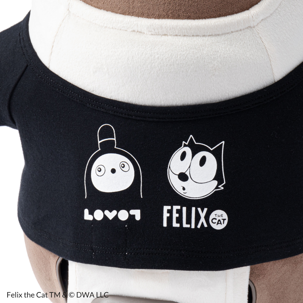 FELIX THE CAT × LOVOT イラストTシャツ(ブラック) | LOVOT ウェブストア
