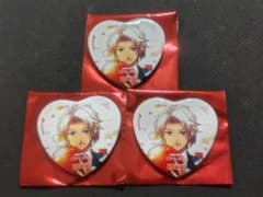 ときメモGS ラウンドワン ハート型缶バッジ 佐伯瑛 3個 - メルカリ