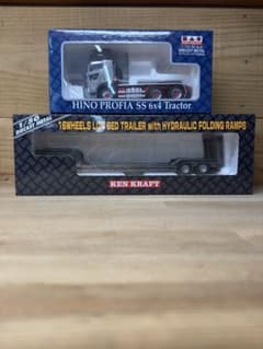 ケンクラフトHINO PROFIA SS 6x4 トレーラーセット 1/50 - メルカリ