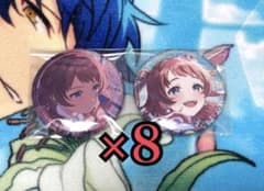 学園アイドルマスター グリッター缶バッジ 雨上がりのアイリス 花海咲