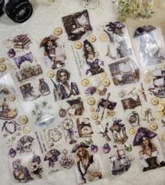 海外マステ切り売り Lana'sScrapShop 海賊 パイレーツ 海 人物 - メルカリ