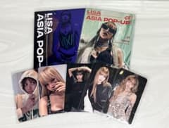 BLACKPINK Lisa 購入特典 7点コンプセット ポップアップ トレカ - メルカリ