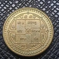 招*@様 1974年ネパール 25ルピー 銀貨 ビレンドラ戴冠式