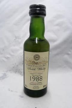 タリバーディン 1988 シングルモルトウィスキー ミニチュアボトル