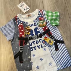 ミキハウスだまし絵Tシャツ80㎝