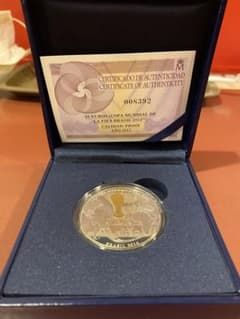 ブラジルワールドカップ 記念硬貨 10ユーロ