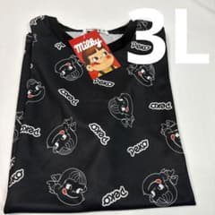 新品未使用タグ付きペコちゃんTシャツ 半袖ルームウェアメッシュ生地