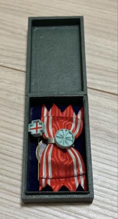 時代物明治時代 大日本帝国日本赤十字社記念方位磁石付き日赤社員総会記念